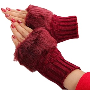 Winter Gloves _ Soft Cotton Winter Fingerless knitting Warmer Wrist Hand Gloves - Product Image 1
