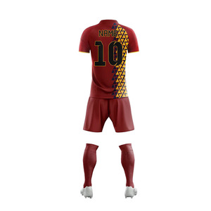Uniforme de Fútbol de Alta Calidad 100% Poliéster Transpirable de Secado Rápido Personalizable con Identidad de Equipo para Hombres Adultos Juego Competitivo - Product Image 1