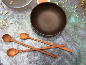 Venta al por mayor de cuchara de madera tejida a mano, duradera, de color personalizado, diseño vintage, desechable, el mejor precio de Vietnam - Product Image 5