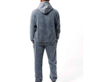 Ensemble de survêtement décontracté unisexe respirant à capuche délavé à l'acide pour homme, qualité supérieure, style tendance, collection 2026, meilleure qualité, vente chaude - Product Image 2