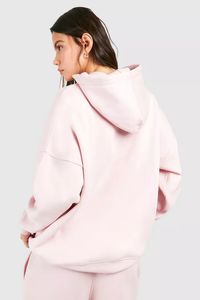 Conjunto de chándales de jersey con capucha y apliques de gran tamaño para mujer personalizado de alta calidad para mujer, chándales informales hechos a medida - Product Image 4