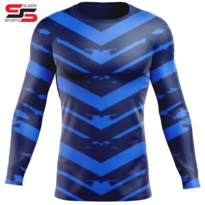 Rashguard de Compression personnalisé athlétique confortable pour hommes à manches longues MMA Rash Guard hauts fabriqués au Pakistan 2025 - Product Image 1