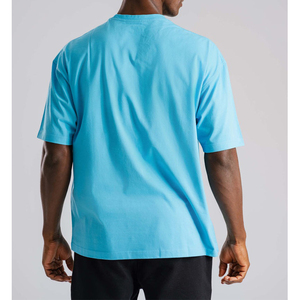 Fabricante 100% camisetas de algodón Heavyweight T Shirt 240 Gsm Oversized Cotton Unisex Mens Crewneck T Shirt - Product Image 3
