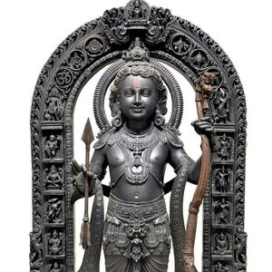 รูปปั้นแกะหินอ่อนแกะสลักมือดีไซน์แบบดั้งเดิมมาใหม่รูปปั้นพระแม่มารี ayodhya Murti shree RAM สำหรับตกแต่งบ้านวัด - Product Image 1