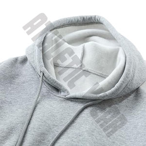 เสื้อมีฮู้ดสวมหัวแบบสวมหัวผ้าฝ้ายขนแกะแอซิดสำหรับผู้หญิงกำหนดรูปแบบ3D โอเวอร์ไซส์สำหรับวิ่งจ๊อกกิ้ง - Product Image 2