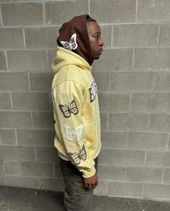 เสื้อมีฮู้ดลำลองสำหรับผู้ชาย, เสื้อฮู้ดลำลองสีพื้นใส่ได้พอดีตัวสำหรับฤดูหนาวของผู้ชาย - Product Image 6