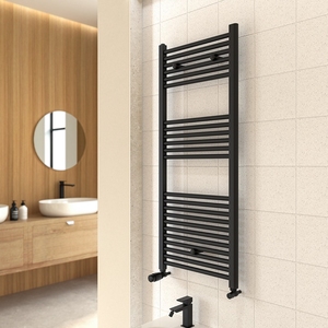 Radiateur en acier noir mat chauffage baignoire et fournitures de toilette mesures H770XL600XI550 16U - Product Image 2