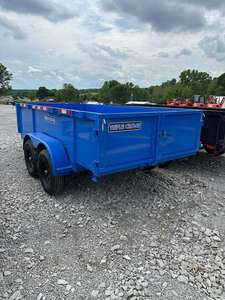 Livraison gratuite 6X12 10000 GWR Remorque à benne basculante Pompe 12V pour le travail et l'agriculture Compacte, solide et facile à remorquer - Product Image 5