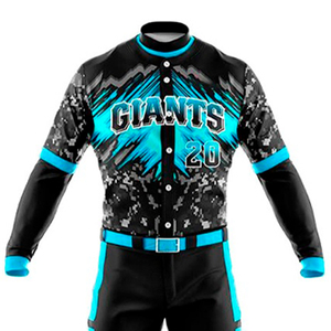 Ensembles d'uniformes de baseball de qualité supérieure les plus vendus Matériau respirant pour les sports de plein air Twin Color Séchage rapide Léger - Product Image 5