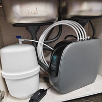 Purificateur d'eau électrique sans réservoir sous évier avec système d'osmose inverse pour usage domestique, hôtelier et en camping-car, OEM, plastique personnalisé