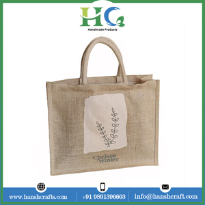 Sac de maquillage en jute de haute qualité grande capacité fermeture à glissière exportateur indien couverture de mode broderie achat instantané disponible - Product Image 2