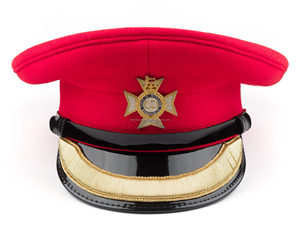 Premium custom uniform caps bullion badge structured fit high quality ceremonial <b>hats</b> elegant durable headwear manufacturer - Product Image 4