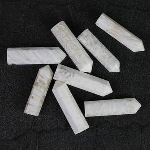 Vente en gros de porte-crayons en pierre précieuse polie artisanale de qualité supérieure, scolecite, propriétés métaphysiques, objets de collection d'art, Khambhat - Product Image 3