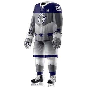 Uniforme de hockey sobre hielo de 100% poliéster cómodo personalizado disponible en tamaños personalizados - Product Image 4