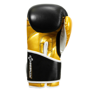 Gants de boxe professionnels en cuir PU imperméables avec logo personnalisé - Product Image 4