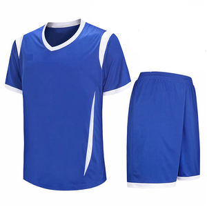 Conjunto de camiseta y pantalones cortos de fútbol de color amarillo y negro de poliéster de lana unisex, ropa deportiva que absorbe la humedad para todo tipo de clima - Product Image 2