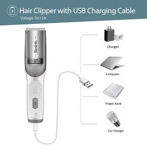 Cortadora de Pelo para Bebés Recargable por USB, Silenciosa, Inalámbrica, Resistente al Agua, con Batería - Product Image 3
