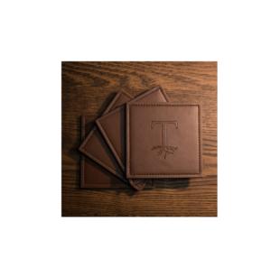Posavasos de cuero de nuevo diseño Proveedor de posavasos de cuero personalizado y artesanía hecha a mano gran oferta - Product Image 6