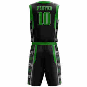 Uniforme de baloncesto de secado rápido de gama alta personalizado Diseño único Impreso Tallas grandes Característica transpirable Hecho en Pakistán - Product Image 3