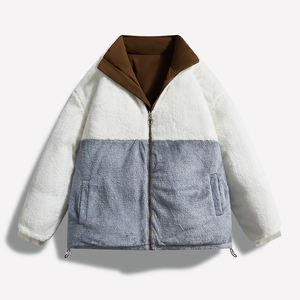 Personalizado de longitud media grueso Puffer logotipo europeo Otoño Invierno nuevo algodón acolchado de talla grande suelto estilo polar comodidad - Product Image 1