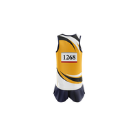 Maillots de course sans manches respirants de haute qualité, légers et performants, personnalisables pour équipes sportives, 100 % coton