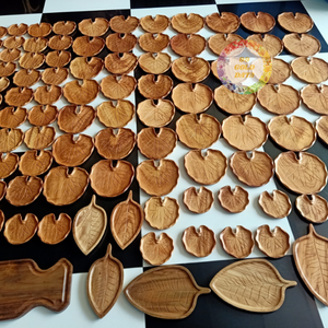 Plateau en bois artisanal, plateau de service en bois naturel fait à la main, décoration d'intérieur - Caryln - Product Image 3