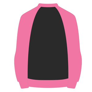 Sudadera Negra Legacy con Mangas Raglán y Cuello Redondo, Ropa de Hermandad Griega, Sudadera Rosa y Verde para Mujer, Ropa Universitaria de Hermandad Griega - Product Image 6