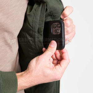 Chaqueta de invierno de bombardero para hombre, ropa de abrigo acolchada cálida para clima frío y estilo informal, chaqueta de invierno de bombardero clásica para hombre - Product Image 6