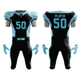 เสื้อฟุตบอลแบบซับลิเมชันสำหรับผู้ชายเสื้อชุดเครื่องแบบฟุตบอลอเมริกันสั้นแบบสั่งทำ - Product Image 1