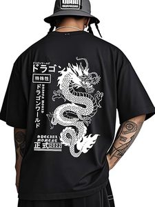 เสื้อยืดผู้ชายทรงบ็อกซี่ ตัดสั้น พิมพ์ลายกราฟิกด้วยเทคนิคซิลค์สกรีน ผ้าคอตตอน 100% หนัก 300 กรัม สไตล์วินเทจ - Product Image 2