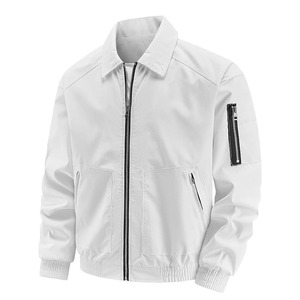 Premium Men's Winter <b>Jacket</b> Custom Bomber with <b>Rhinestones</b> Applique Embroidery Solid Pattern Genuine Genuine for Men - Product Image 4