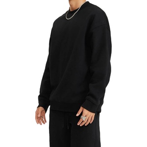 Sweat-shirt en coton 100% en gros, design de logo personnalisé, sweat-shirt surdimensionné, sweat-shirt épais, MADE BY BS 2027 - Product Image 2