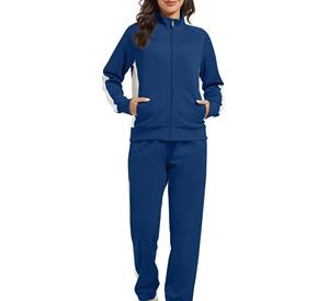 Ensemble 2 pièces en polyester et coton, personnalisable, confortable, à capuche, décontracté, uni, réversible, coupe-vent, de haute qualité, avec service OEM - Product Image 2