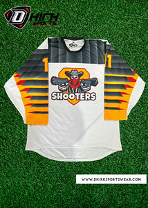 Servicio OEM, Jersey de Hockey Reversible Personalizado de Alta Calidad, Poliéster/Algodón, Ropa de Hockey sobre Hielo, Bordado con Nombre del Equipo, Transferencia Térmica - Product Image 4