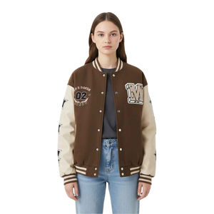 Varsity vestes hommes femmes style vintage hip hop tenue personnalisée brodée équipe veste confortable chaud automne hiver 2025 - Product Image 4