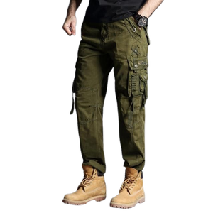 กางเกงคาร์โก้ขายาวแบบลำลองทรงสลิมฟิตดีไซน์พิเศษใหม่ฤดูใบไม้ร่วง2023 - Product Image 3