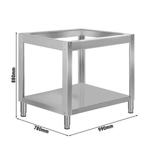Soporte Gastro UDP44-N de GGM para Horno de Pizza - 990x780x880mm - Acero Inoxidable - Compatible con PDP44, PDP44D y PDP44TC - Product Image 2