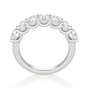 วงแหวนแต่งงานหินเพชรเจ็ดวงสำหรับสุภาพสตรี - Product Image 2