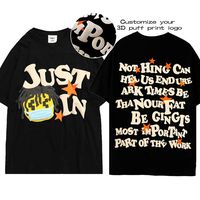 Schwergewicht 250 Gsm schwere Baumwolle 100% T-Shirt für Männer mit Logo T-Shirt Unisex Männer benutzer definierte 3d Foam Puff Print Grafik T-Shirt