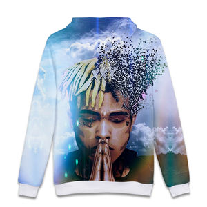 Sudadera con capucha con estampado completo Ropa personalizada para hombres Ropa 100% Algodón Sudadera con capucha Lisa Moda para hombres Sudaderas con capucha de alta calidad para hombres - Product Image 2