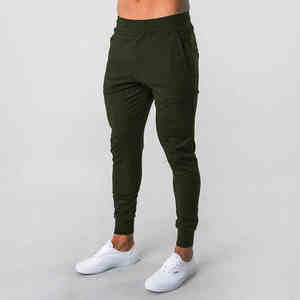 OEM Custom 2025 Men's Plus Size Canvas Sweat Pants Casual Streetwear Track <b>Trousers</b> Lightweight 100% Cotton for Sports Outdoor - Product Image 5