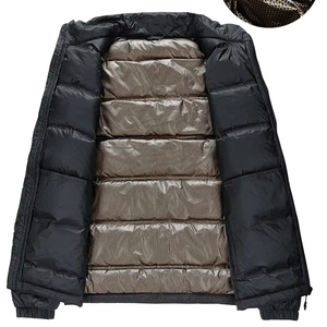 Veste d'hiver en duvet pour hommes Business Casual Stand Collar Windbreaker Coat White Duck Down Padded Warm Down Jackets Big Size 8XL - Product Image 1