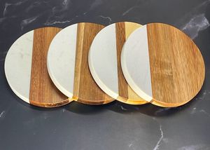 TRADITION COASTUER HOTEL HOUSEWARMING Posavasos redondos de madera de mármol o HOTEL Inauguración de la casa para uso Elegante portavasos y bebidas - Product Image 6