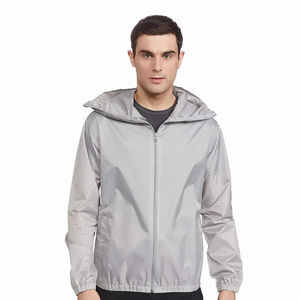 Chaqueta Cortavientos Ligera para Hombre, para Correr al Aire Libre, Ropa Deportiva, Chaqueta Impermeable con Cremallera, Venta al por Mayor, Alta Calidad - Product Image 5