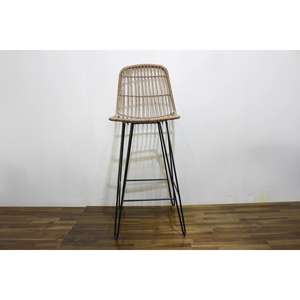 Comhome-Ensemble salon en rotin de luxe avec table basse et poufs pour sièges de jardin confortables - Product Image 6