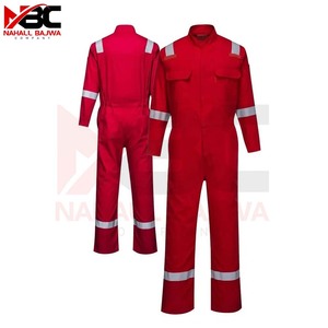 Safety FR Overall Custom Logo Alta Visibilidad Protección Personal Anti Llama Overol Traje Para Unisex. - Product Image 3