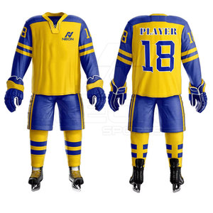 Uniforme de hockey sur glace pour hommes sur mesure, vente en gros, séchage rapide, respirant, en vente en ligne - Product Image 2