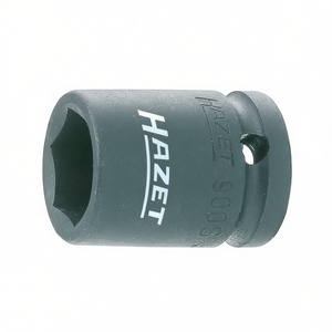 Hazet 1/2'' <b>Impact</b> <b>Socket</b> 6-Point Square with Traction Profile and Borehole - Product Image 3