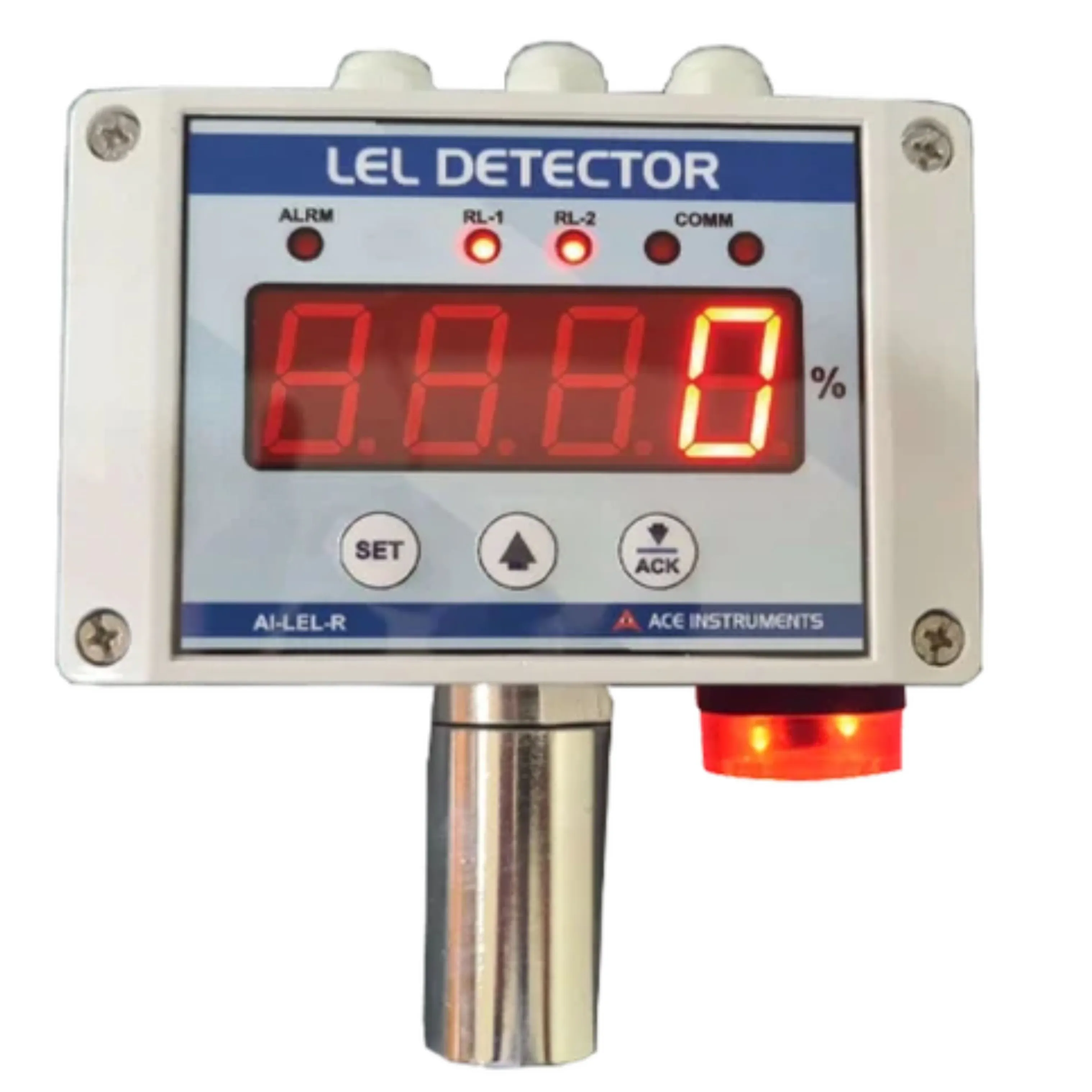 ACE Menor Limite Explosivo (LEL) Detector CE Marcado 0 a 100% LEL Detecção de Hidrogênio, Metano, Isobutano, Propano e GLP