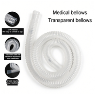 Tuyau ondulé de respirateur transparent de qualité médicale KY-M (moulage par soufflage) pour nébuliseur et respirateur médical